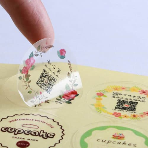 ETIQUETA TRANSPARENTE - Imagen 2