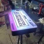 Avisos luminosos en acrilico con iluminacion led